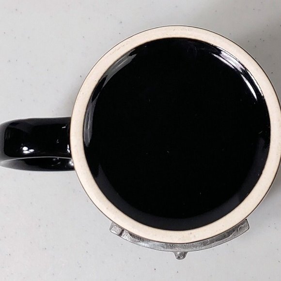 Chicago Bears - 10oz. Black Coffee/Tea Mug - Metallic 3D Logo - Picture 4 of 4